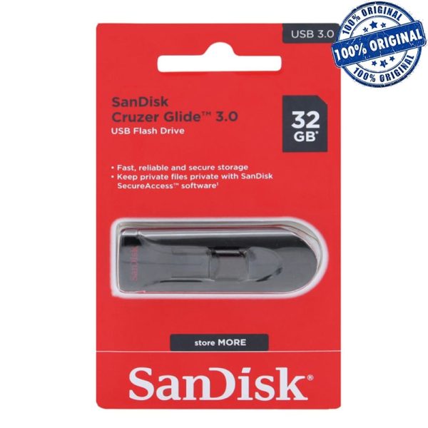 فلش سندیسک  USB3 GLIDE 32G
