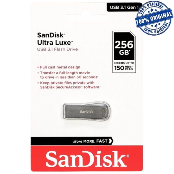 فلش سندیسک  USB3.1 LUXE 256G