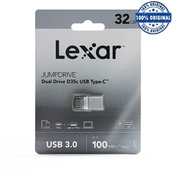 فلش لکسار LEXAR D35 USB3 TYPE-C 32G