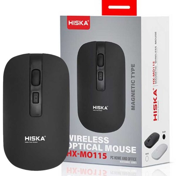 ماوس بی سیم  HISKA HX-MO115 مشکی