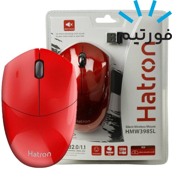 ماوس بیسیم Hatron HMW398SL قرمز