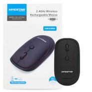 ماوس بیسیم KM520RWمشکی KingStar
