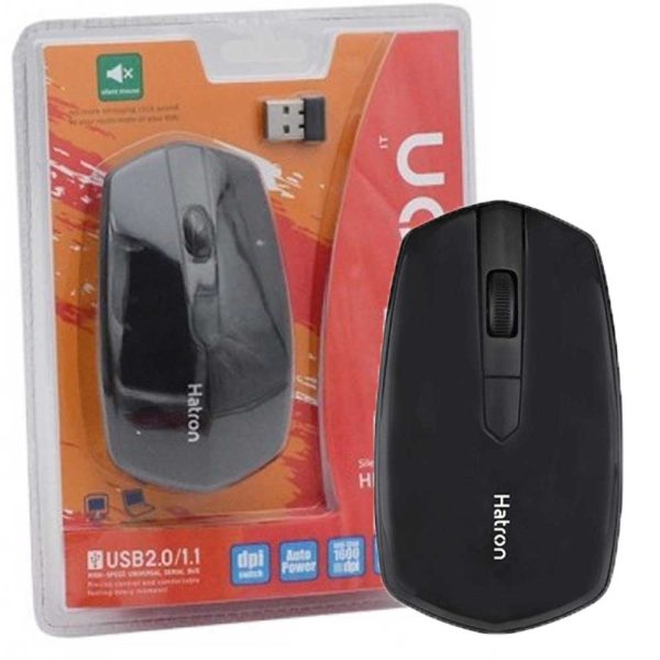 ماوس بیسیم hatron HMW124SL مشکی