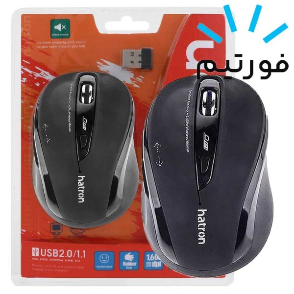 ماوس بیسیم هترون Hatron HMW120SL مشکی