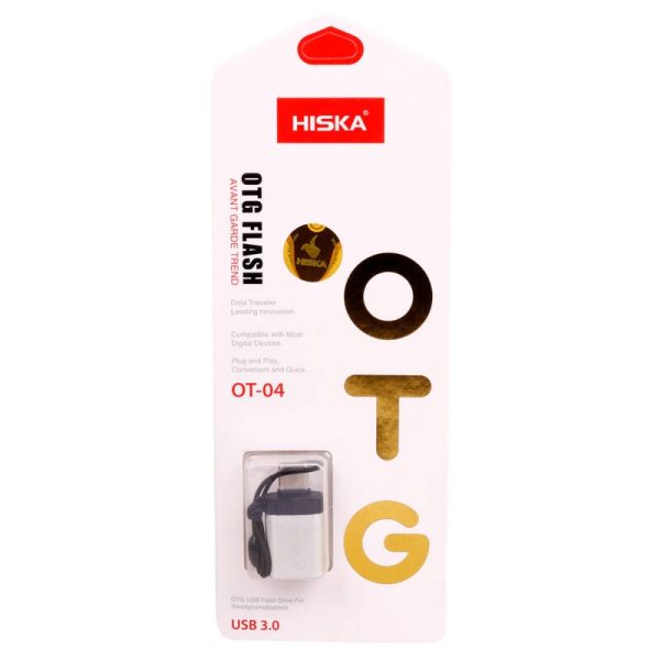 مبدل هیسکا HISKA OT04 OTG TYPE-C
