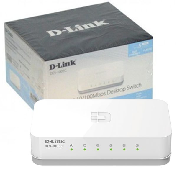 هاب سوئیچ  DES-1005Cآونگ D-LINK