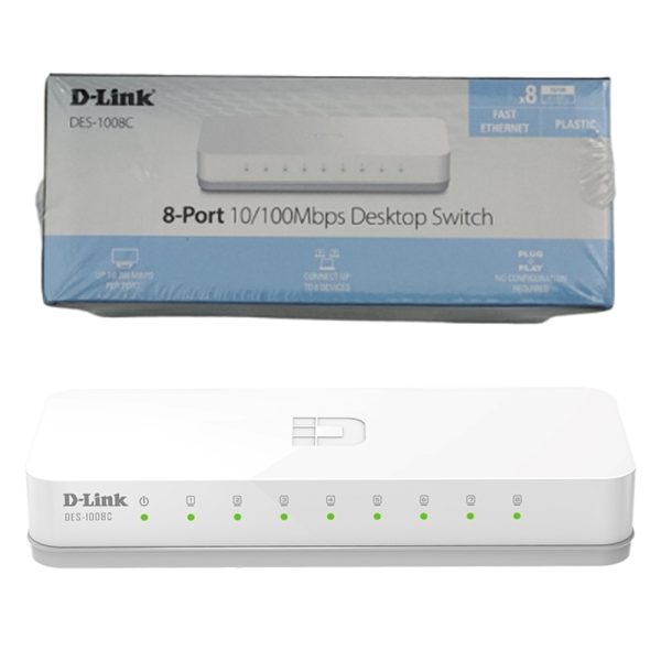 هاب سوئیچ دی لینک D-LINK DES-1008C آونگ