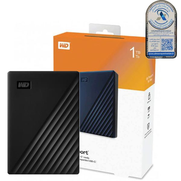 هارد EXT مشکی 1T الماس WD MyPass