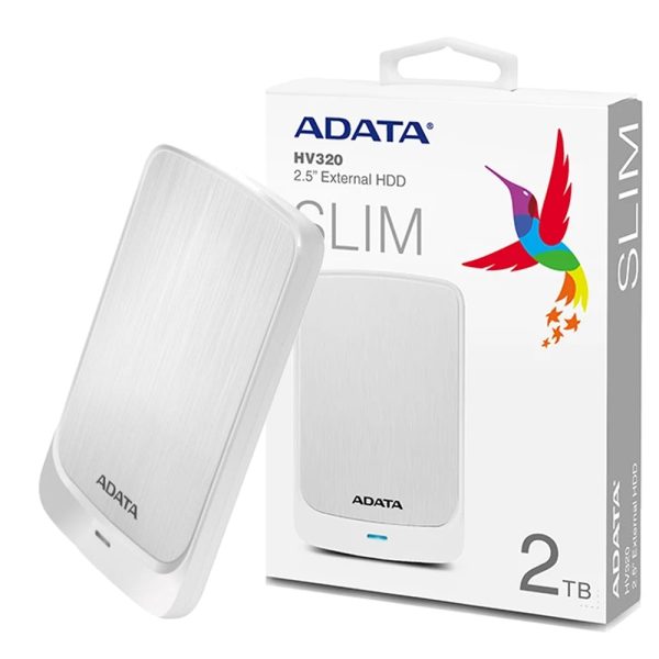 هارد اکسترنال سفید 2TB آونگ ADATA HV320