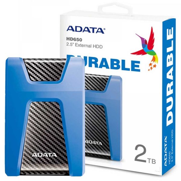 هاردEXTآبی 2Tآونگ ADATA.HD650