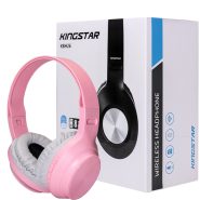 هدست بلوتوث رم خور KBH26 صورتی Kingstar