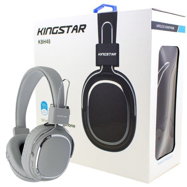 هدست بلوتوث رم خور KBH48 طوسی Kingstar