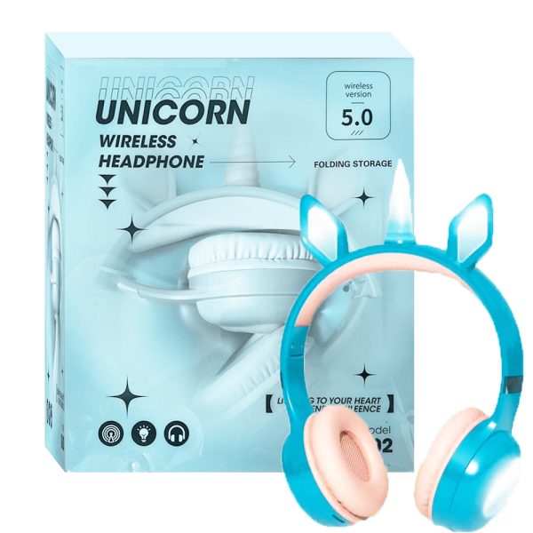 هدست بلوتوث رم خور KE-02 آبی UNICORN