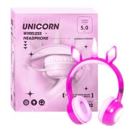 هدست بلوتوث رم خور KE-02  صورتی UNICORN