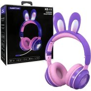 هدست بلوتوث رم خور KE-11 بنفش RABBIT