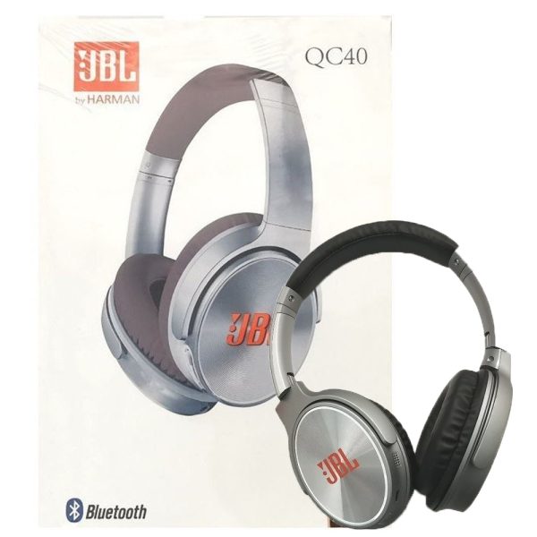 هدست بلوتوث رم خور QC40 نقره ای JBL