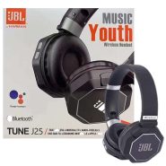 هدست بلوتوثی جی بی ال رم خور J25 سرمه ای JBL