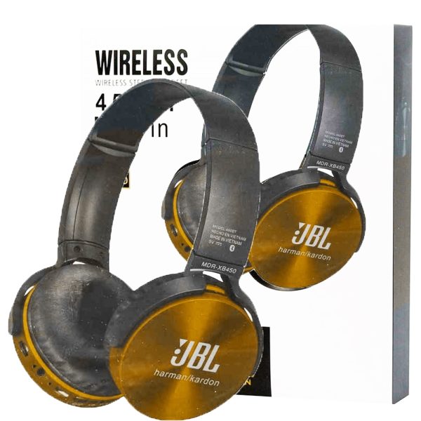 هدست بلوتوثی رم خور 450BT طلایی JBL