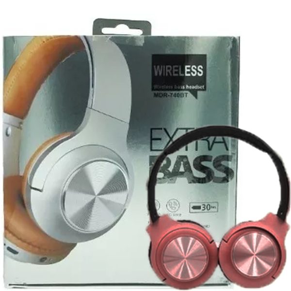 هدست بلوتوثی رم خور MDR-740BT قرمز SONY