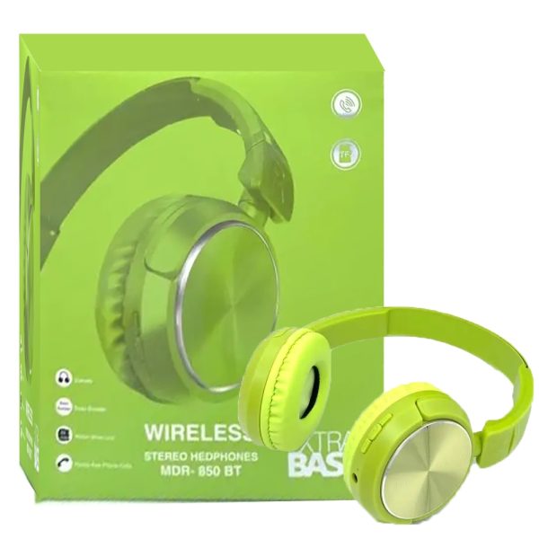 هدست بلوتوثی رم خور MDR-850BT سبز