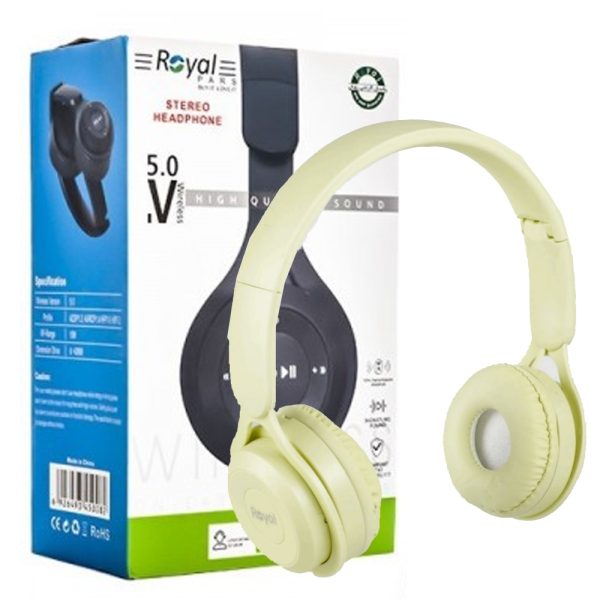 هدست بلوتوثی رم خور RH-820 زرد ROYAL