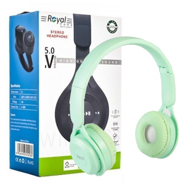 هدست بلوتوثی رم خور RH-820 سبز ROYAL