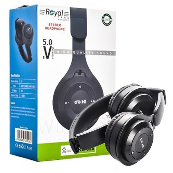 هدست بلوتوثی رم خور RH-820 مشکی ROYAL
