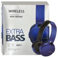 هدست بلوتوثی رم خور XB950 آبی sony