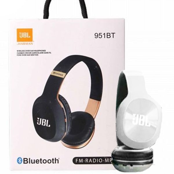 هدست جی بی ال بلوتوثی رم خور 951BT سفید JBL
