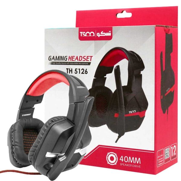هدست سیم دار تسکو TSCOگیمینگ TH-5126