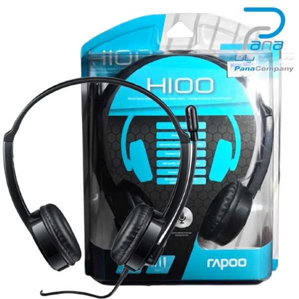 هدست سیم دار رپو RAPOO H100 دو فیش
