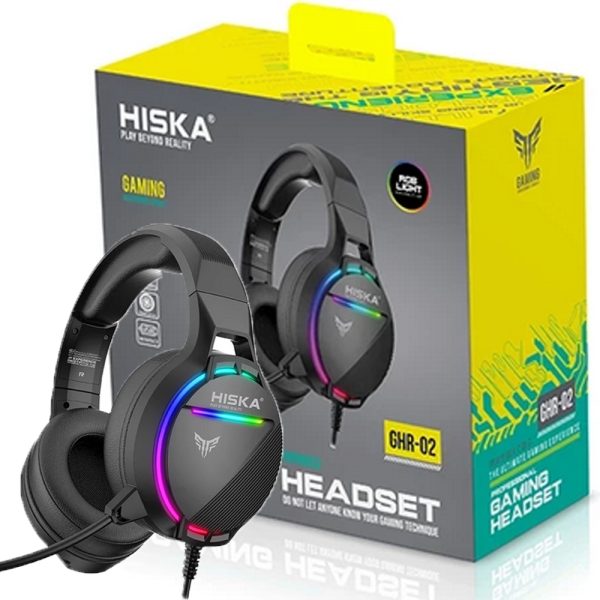 هدست سیم دار گیمینگ هیسکا HISKA GHR-02