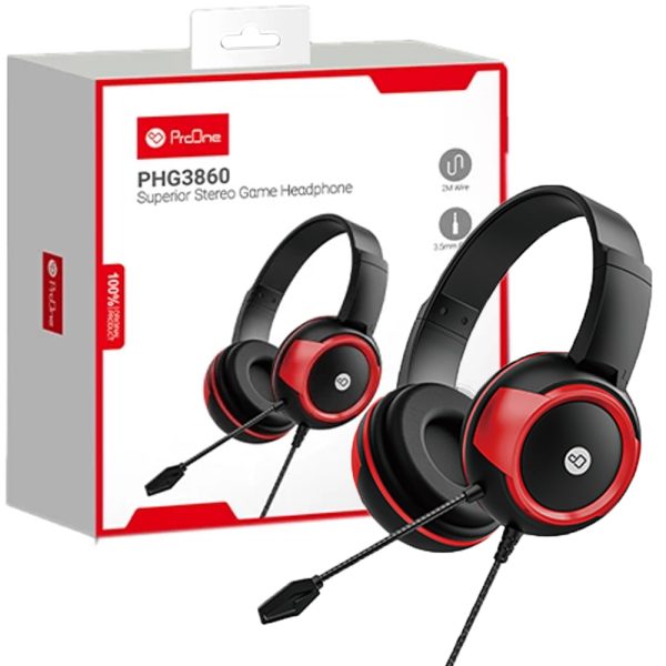 هدست گیمینگ PHG3860 قرمز PROONE