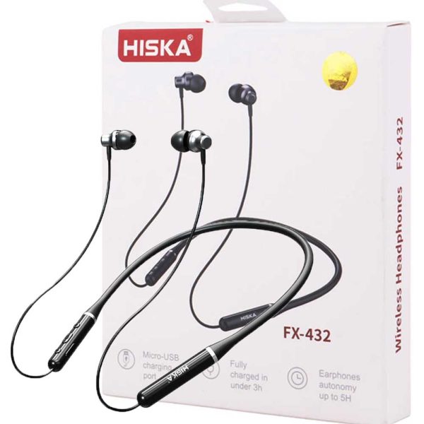 هندزفری بلوتوثی گردنی HISKA FX432
