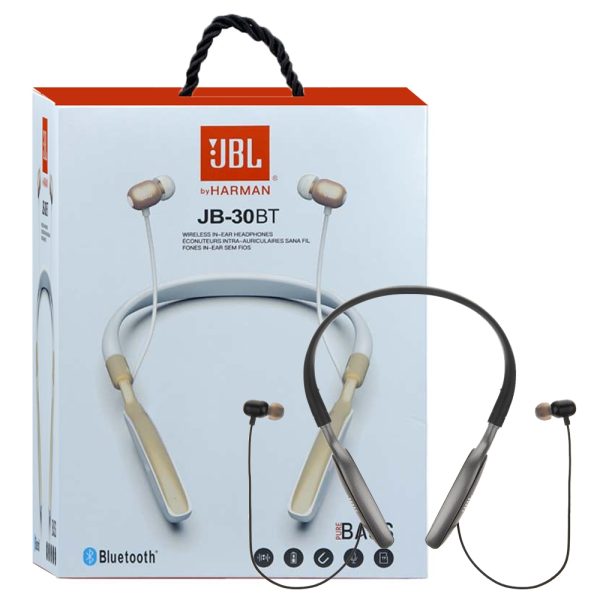 هندزفری بلوتوثی گردنی JB-30BT مشکی JBL