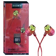 هندزفری سیم دار L27 قرمز SONY