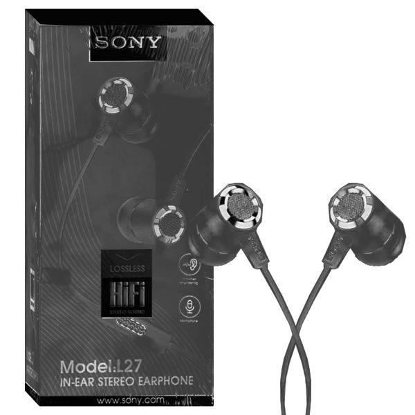 هندزفری سیم دار L27 مشکی SONY