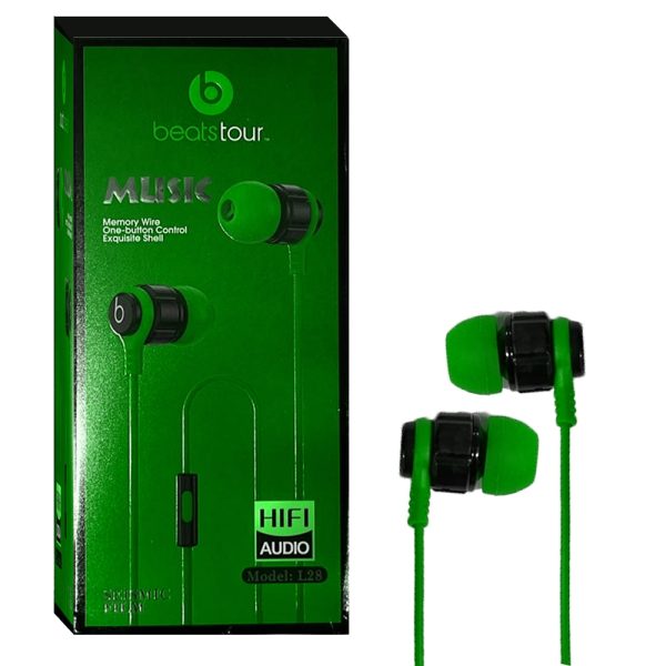 هندزفری سیم دار L28 طوسی BEATS