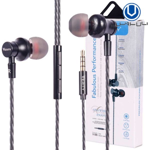 هندزفری سیم دار  VERITY V-E95 مشکی