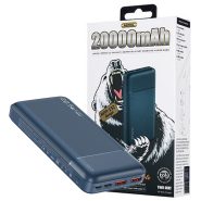 پاوربانک 20000mAh سرمه ای REMAX RPP.192PD