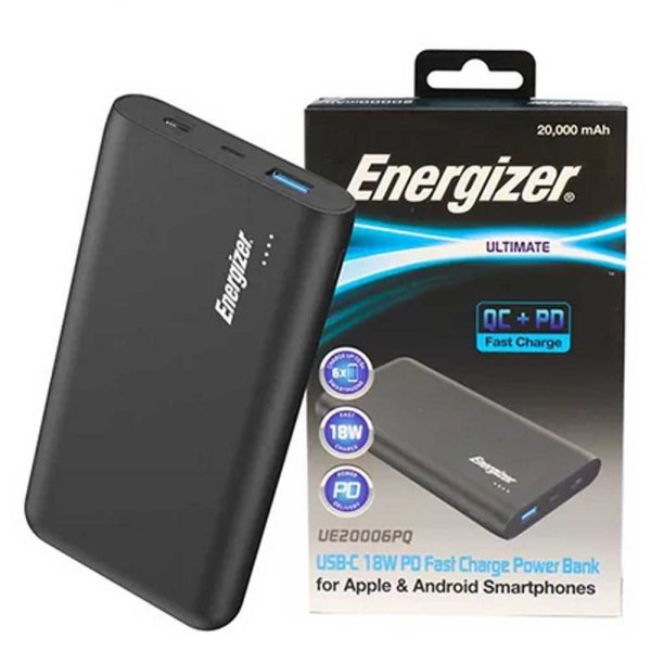 پاوربانک انرجایزر UE20006PQ 20000mAh مشکی Energizer