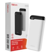 پاوربانک هترون HPB2065PQ 20000mAh سفید Hatron