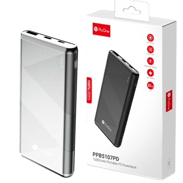 پاوربانک پرووان PROONE PPB5107PD 10000mah سفید