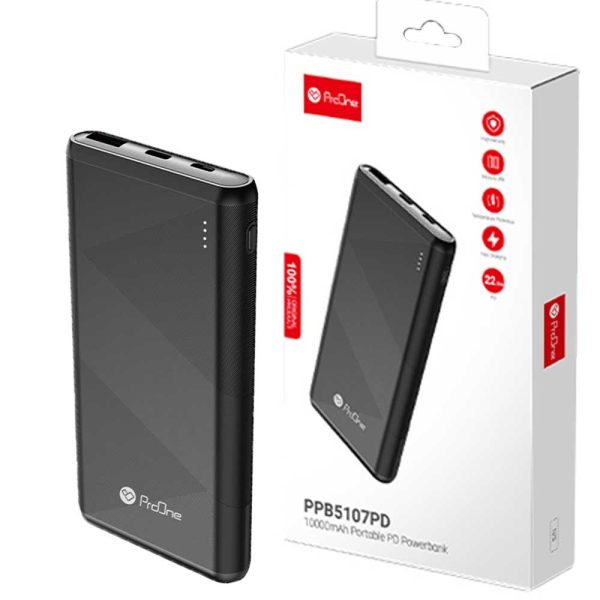 پاوربانک پرووان PROONE PPB5107PD 10000mah مشکی
