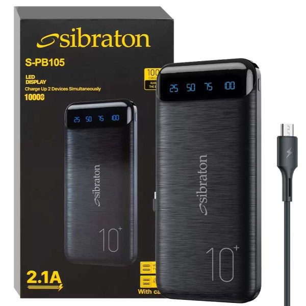 پاوربانک10Kمشکی SibratonS-PB105