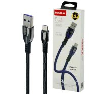 کابل 1M LX293C TYPE-C مشکی HISKA