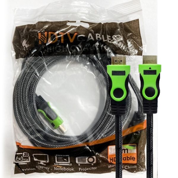 کابل 5M HDMI زرهی سوکت سبز