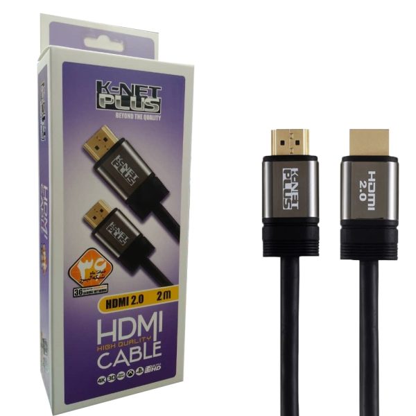 کابل KNET-PLUS 4K 3D V2 2M HDMI
