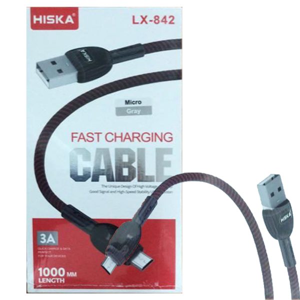 کابل LX842 MICRO طوسی HISKA