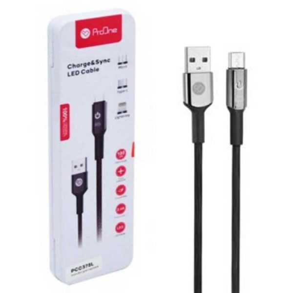 کابل  MICROمشکی PROONE.PCC370M